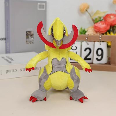 TAKARA TOMY Pokemon Haxorus Fit Plush Toys Мягкая игрушка Японский аниме Дракон Кукла Подарок Для Детей Дети