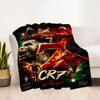 Ronaldo's Crz Football Legends Blanket Ultra-Soft Great for Sofa Livingroom Seaside Four Seasons Universal Modern Gift for Travel Home Birthdays