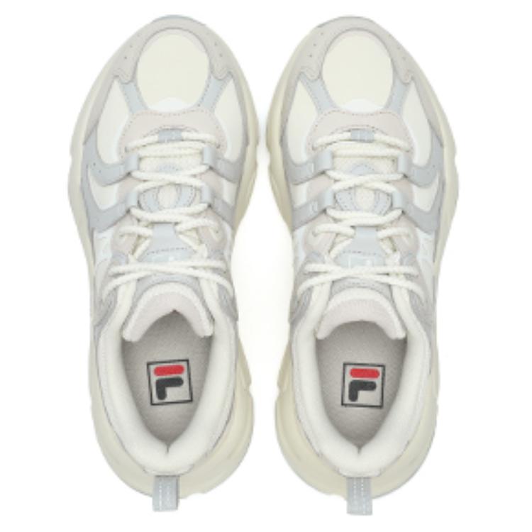 Fila Mars 3 Модные Универсальные Прочные Дышащие Низкие Повседневные Кроссовки Женские кроссовки Молочно-белые F12W442102FBL