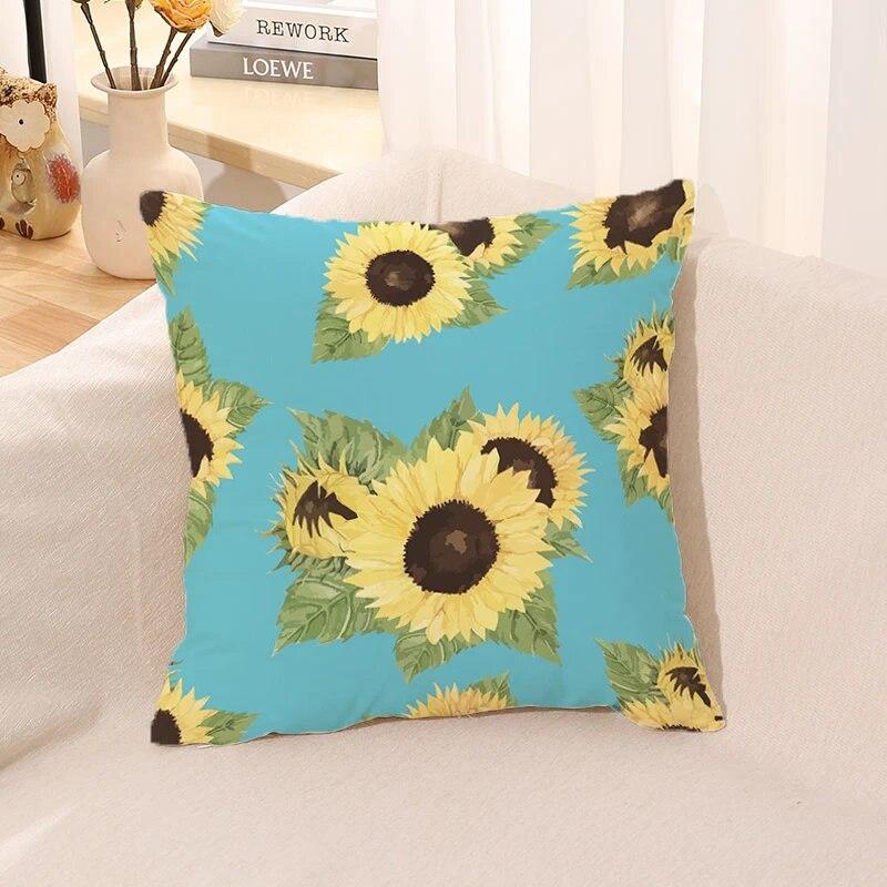 Ретро цветок наволочка офисная подушка автомобиль кровать комплект подарок домашний аниме осенний диван