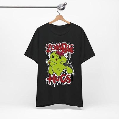 Футболка Zombie Hugs Bunny Scene Emo Винтаж 2000-х Мода Харадзюку Панк