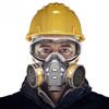 Creative 2-In-1  Mask Reusable Respirator Dual Filters For Painting Spraying Full Face Protection With Safety Goggles