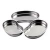 Dental Stainless Steel Tray Lab Instrument Storage Device Body Piercing Serving Dish