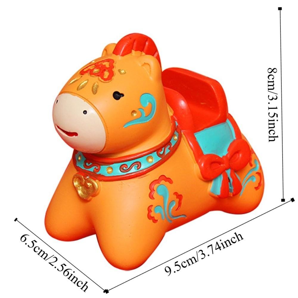 Талисман Зодиака Лошадь Подставка для телефона Украшение 2026 Год Лошади Фигурки Украшение для салона автомобиля