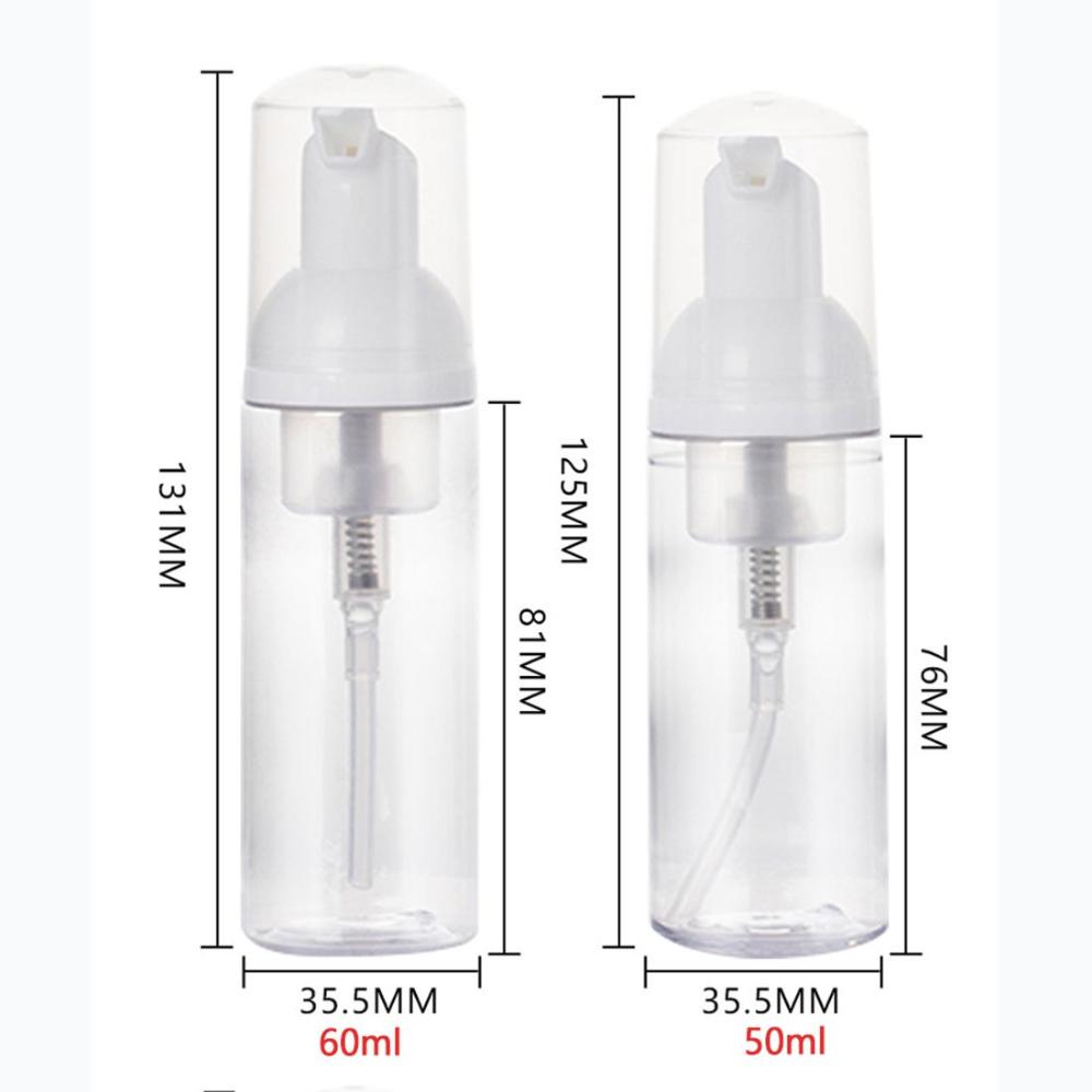 Пенящийся шампунь для мыла Бутылка с дозатором для пены Бутылка для мыла Пустая многоразовая бутылка Дорожный дозатор для пены