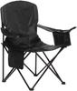 AmazonBasics Outdoor Chair Camping Chair Folding Bag Included XL Size 97 X 61 X 91cm Black Padded Backrest