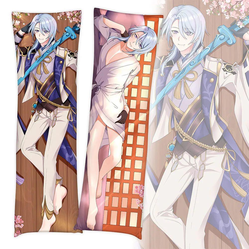 Чехол для подушки Game Genshin Impact Keqing Dakimakura Zhongli, костюм для тела, подушка, двусторонняя наволочка