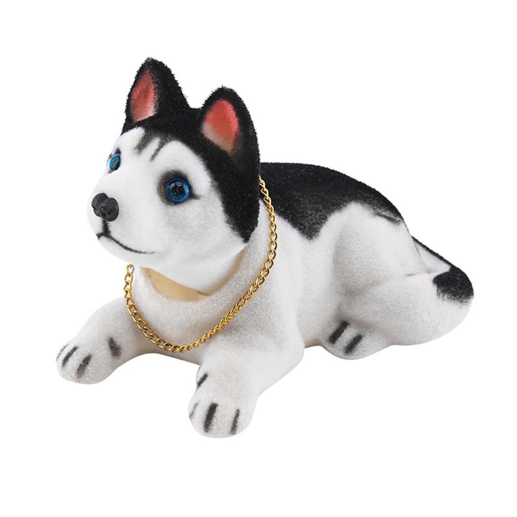 Милая собака с качающейся головой, щенок, кивающая собака для украшения приборной панели автомобиля 