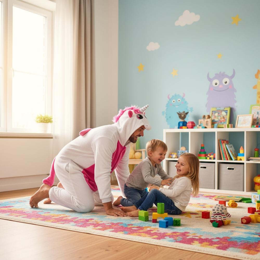 Костюм кигуруми - единорог со звездами Костюм кигуруми - единорог со звездами