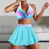 Sexy Bikini High Waist Swimsuit Women Swimwear Bathing Dress Bikini Set Swimdress Female Beach Suit Plus Size