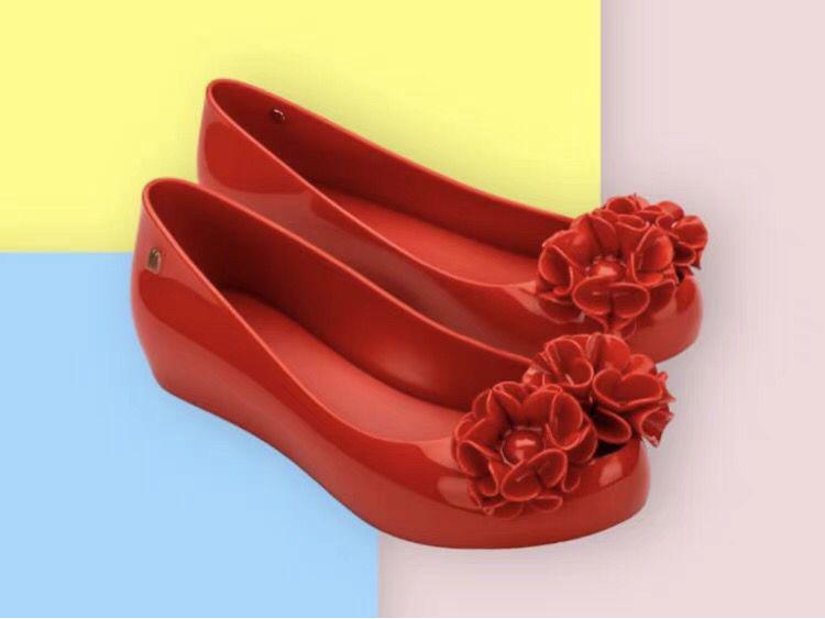 Женские гелевые туфли Melissa Camellia 2025 - Мягкая подошва, дизайн с открытым носком