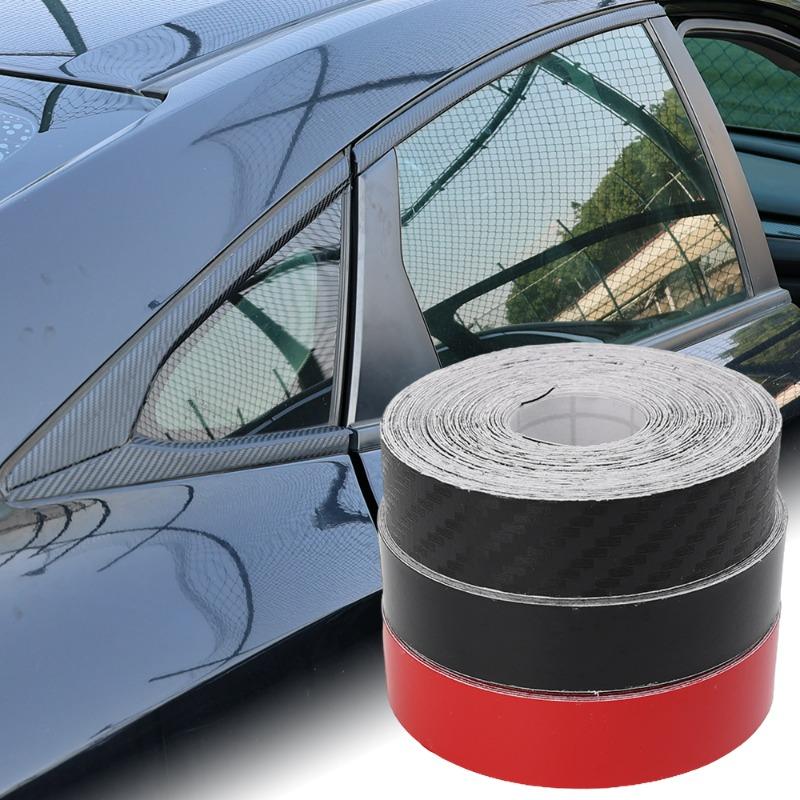 DIY Черная Декоративная Полоса-Наклейка для Автомобиля Mini Cooper R55 R56 R60 Линия Отделки Окна Универсальная Самоклеящаяся Виниловая Лента Наклейки