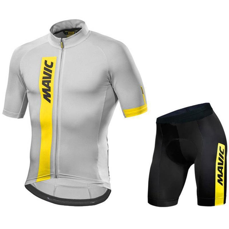 Mavic Профессиональный Командный Велосипедный Костюм Сет с Короткой Рукавой и Бретелями Горная Велосипедная Рубашка Tour De