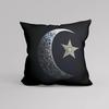 Luxury Home Decor Cushion Cover Office Sofa Cushion Cover Night Sky Moon Print Pillow Cover