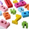 Wooden Number Building Block Early Education Counting Toy New Stacking Games Toys  For Kids