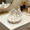 Поднос для украшений Ангельские крылья Декоративный поднос для хранения Многоцелевой поднос для хранения парфюмерии для колец серег браслетов ключей Хрустальные шары