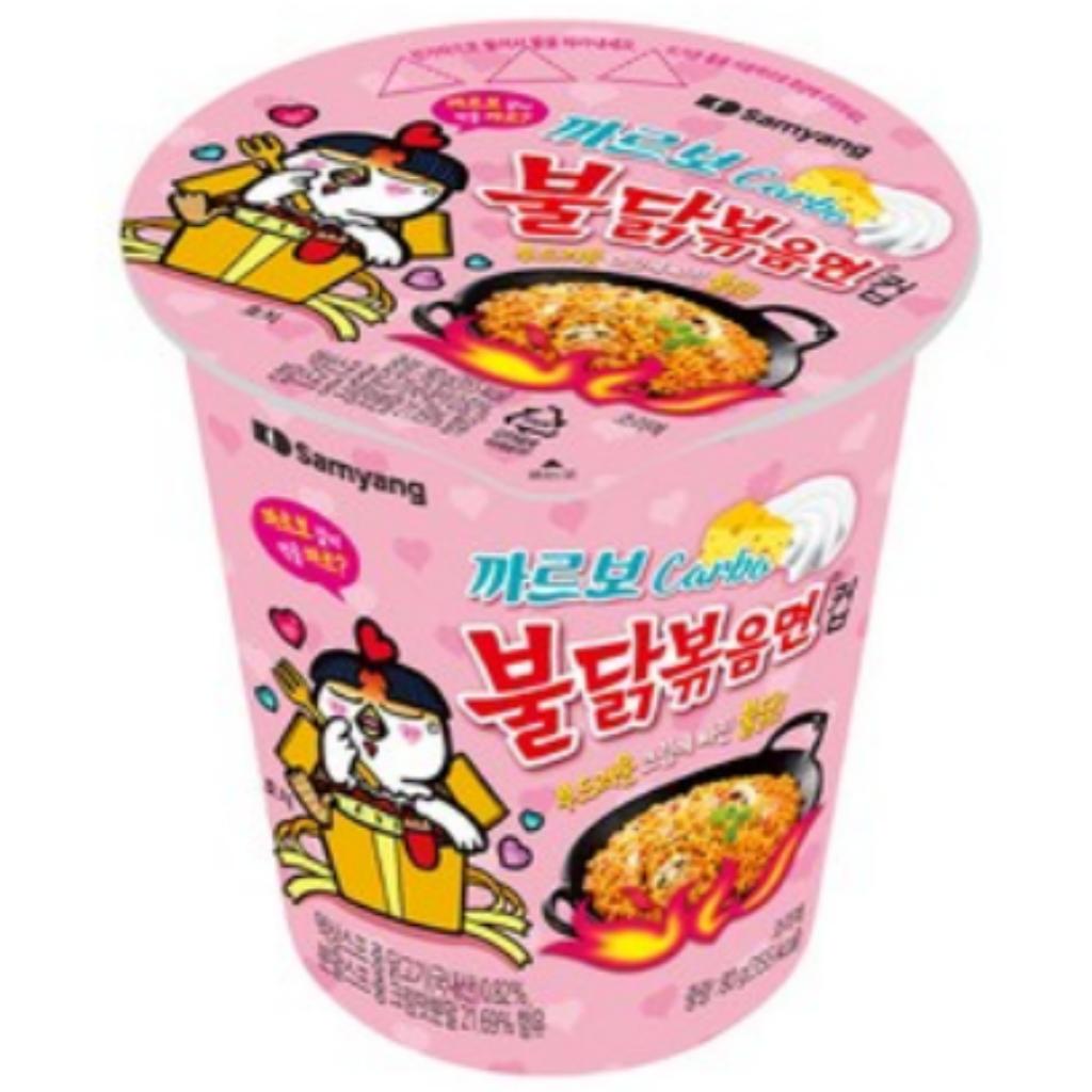 Samyang Карбо Булдак Жареная лапша Маленькая чашка