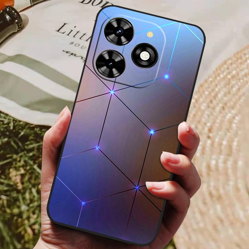 Для Infinix Hot 40 Чехол Hot40 Pro Роскошный Телефон Силиконовая Задняя Крышка Для Infinix Hot 40 Pro / hot 40i Чехлы Защитный Чехол Capas