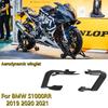 Новый для BMW S1000RR S1000 RR 2022, высокое качество, черное лобовое стекло, обтекатель крыла, передний аэродинамический спойлер
