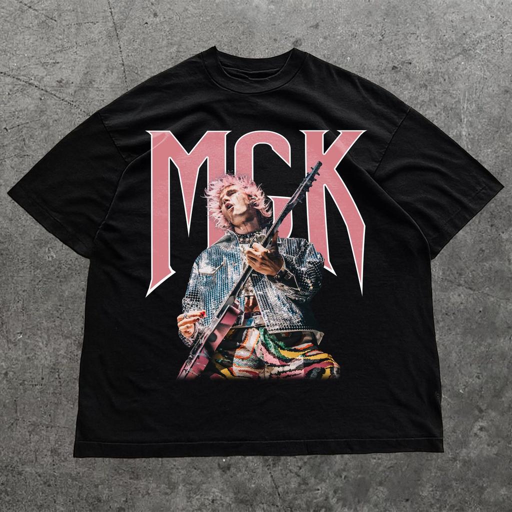 Футболка Machine Gunn Kelly, Футболка MGK, Футболка с мерчем MGK, Подарок фанату Machine Gunn Kelly, Футболка с рэп-дизайном, Футболка с дизайном MGK