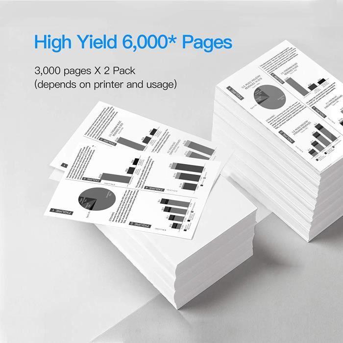 CARTOUCHE IMPRIMANTELxTek Compatible pour Brother TN2420 TN2420 TN2410 TN2410 Cartouche de Toner pour Brother MFCL2710DW HLL2350581