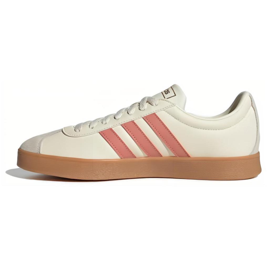 Adidas VL Court 2.0 Wonder Clay Pink Gum Unisex Sneakers Cream Clear-Pink Gum-3 JH5064