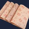 American Style Oil Resistant Pad Paper Bread Tray Oil Absorbing Paper Baking Paper Sandwich Packaging