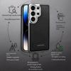 Premium Vintage Leather Case for Samsung Galaxy S26 Ultra S25+Plus S24 with Kickstand Holder Business Stylish Plating Frame