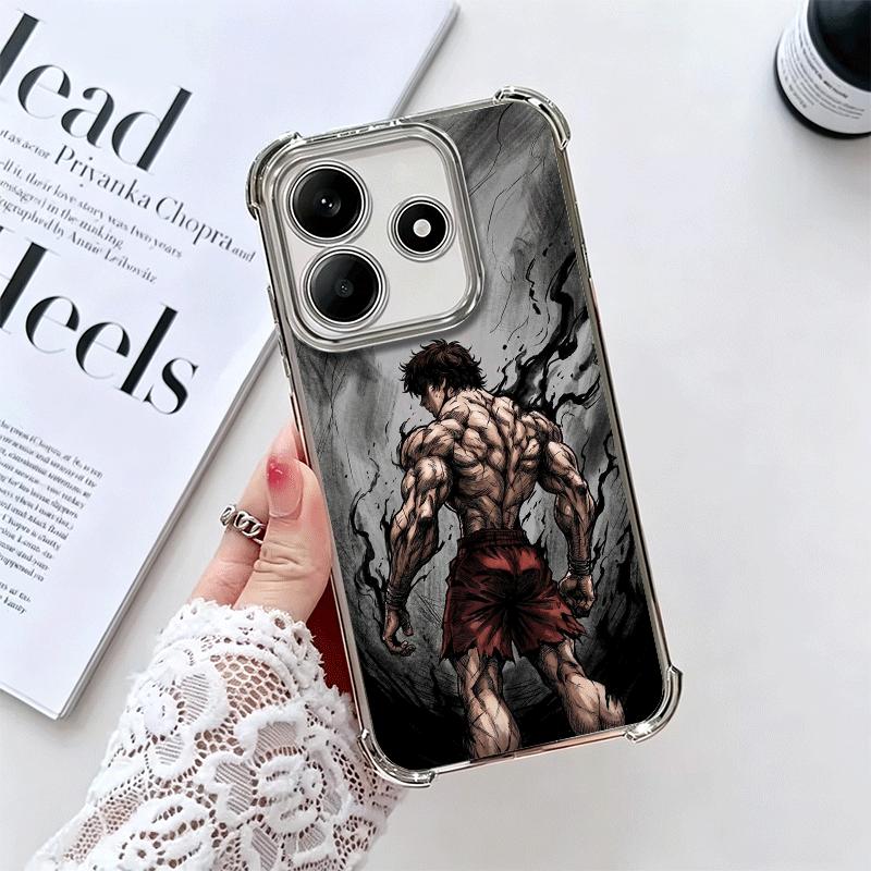 Бейби Грапплер Аниме Покрытие Чехол для Телефона Для Xiaomi Redmi Note 14 15 Pro Plus 13 12 11 11S 11T 10 9S 9 5G Противоударный Airbag Co