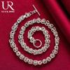925 Sterling Silver Classic Necklace Fashionable Wedding Jewelry
