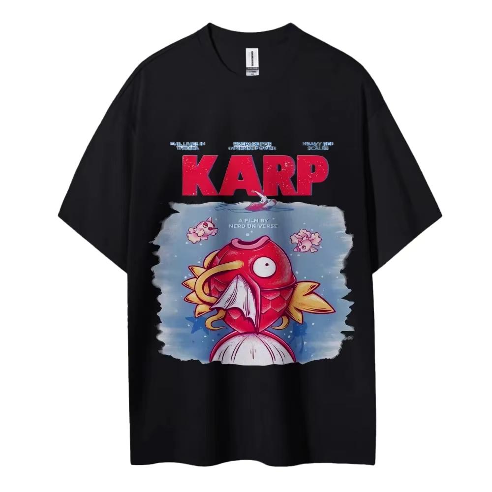 Pokemon Tshirt Unisexs Pure Cotton Casual Round Neck Tshirt Short Sleeve Clothing Summer Sports Casual Short Sleeve Top