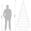 Metal Christmas Tree KUOPIO 210 cm Steel White