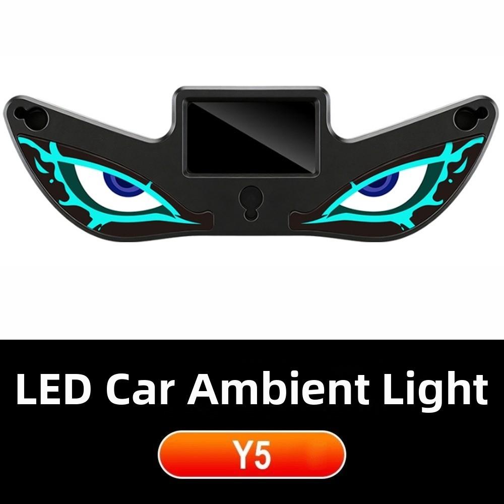 Suction Cup Solar LED Car Light Wireless Car Atmosphere Light New Devil Eyes Car Light