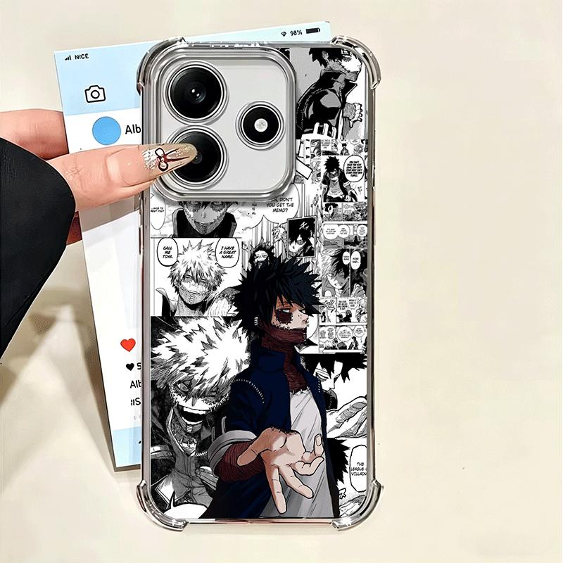 MHA My Hero Dabi Мягкий чехол для телефона для Xiaomi Poco X7 X8 Pro Max X6 X5 X3 F8 Ultra F7 M8 M7 M5S Redmi 15C 15A 15 14C 13C 12C 13 12