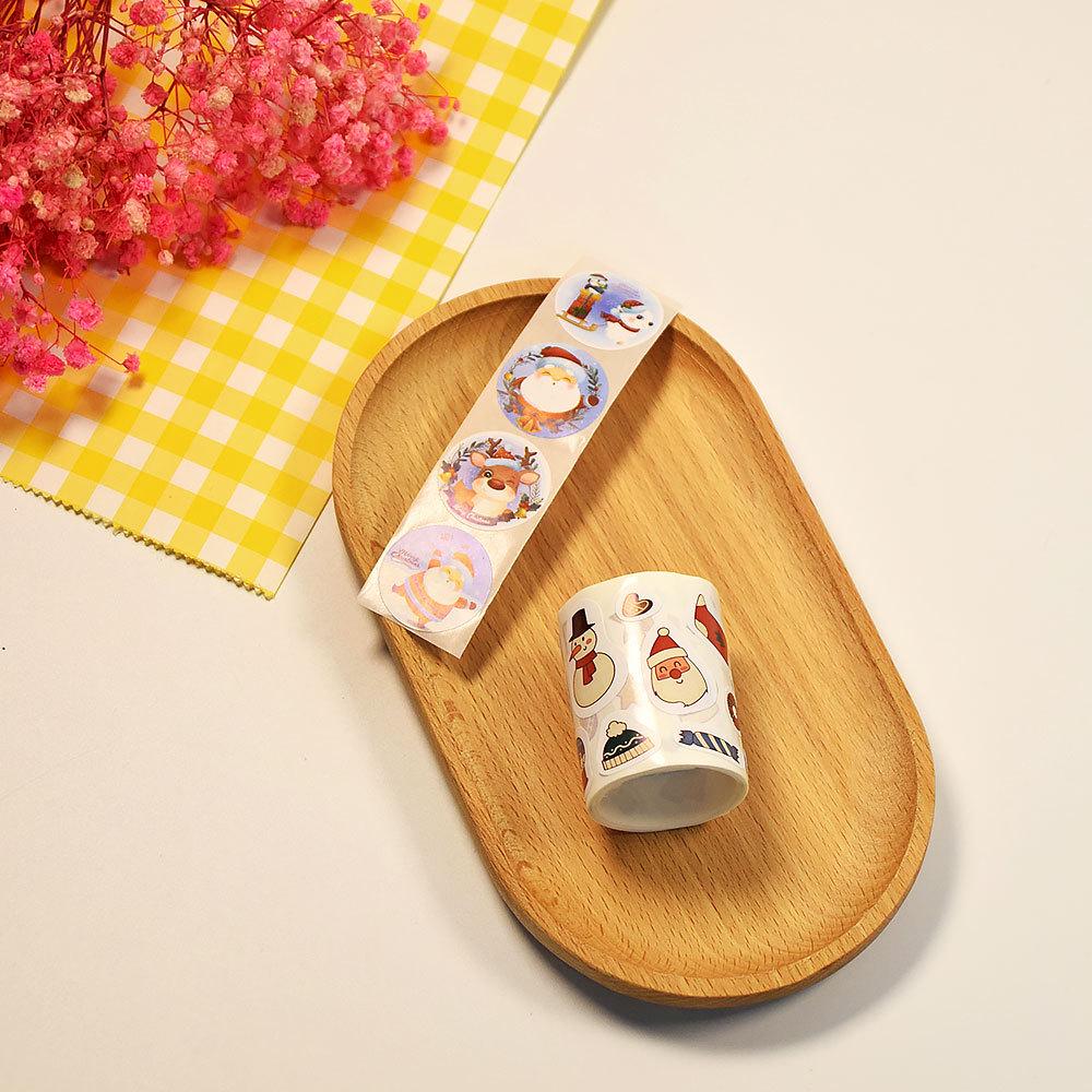 Cartoon Christmas Gift & Reward Self-Adhesive Stickers