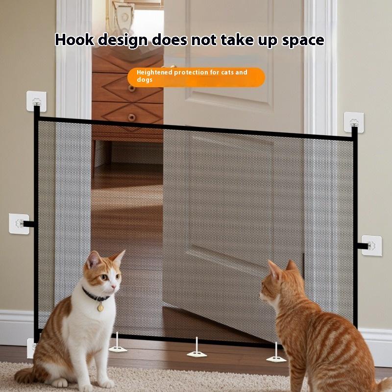 Складной забор для собак, сетка для изоляции питомцев, защитный забор, волшебные ворота для питомцев, дверь безопасности для детей