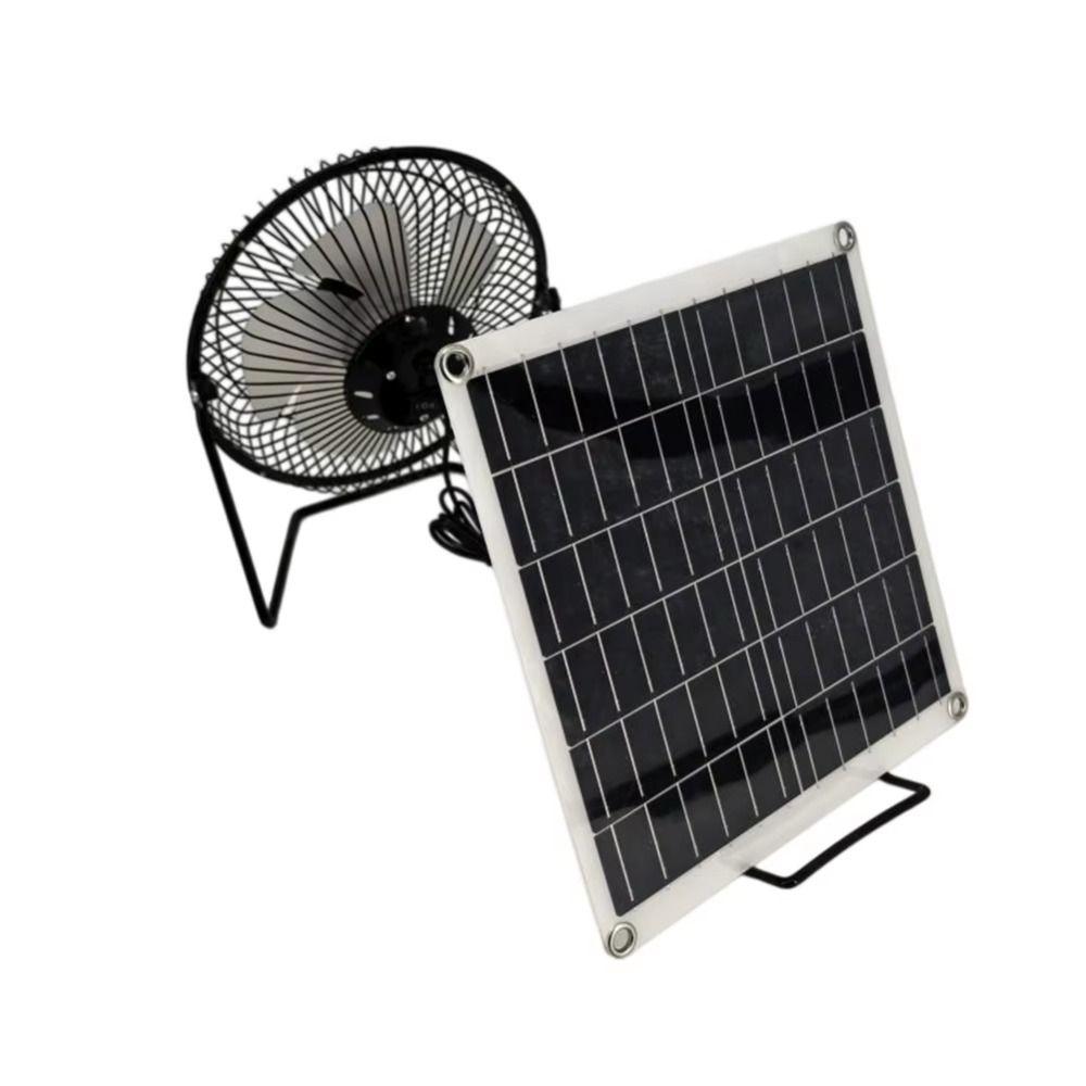Dual-use Solar Fan Low Noise Exhaust Fan Easy Installation Solar Powered Fan Office