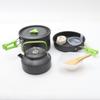 Спортивный уличный чайник, комбинация горшков с аксессуарами, материал из оксида алюминия, портативный набор посуды для кемпинга на 2-3 человека