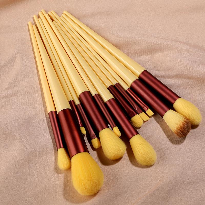13pcs Professional Makeup Brush Set Beauty Highlighter Powder Foundation Concealer Brush Multifunctional Cosmetic Tool