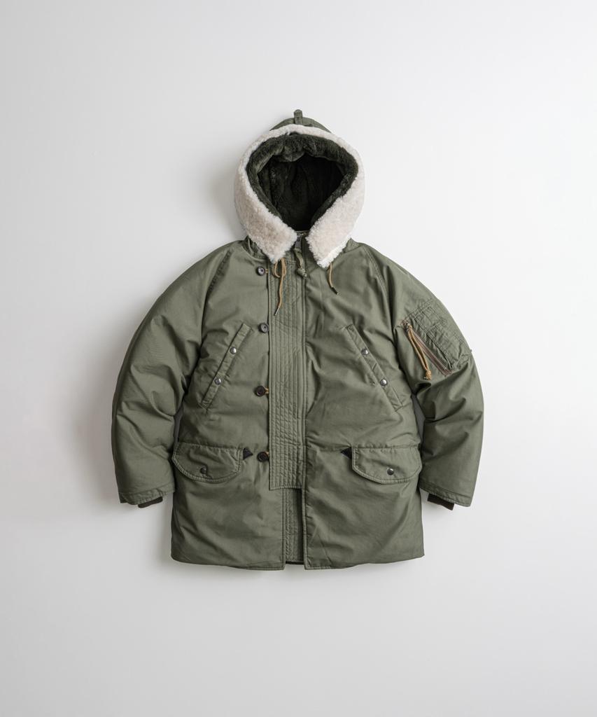 BEHEAVYER N3B Duck Down Mil Parka Sage Olive