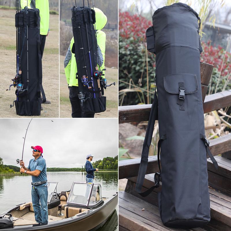 Fishing Bag 120cm Convenient High Capacity Fishing Rod Bag Black/green Fishing Bag Outdoor Sports Fishing