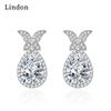 Lindon Copper Alloy Zircon Earrings Drop Earrings For Women Wedding Party Gifts
