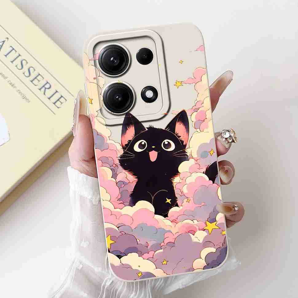 Счастливый Кролик Для Xiaomi Redmi Note 14S 4G Чехол Мягкие Силиконовые Чехлы Для Телефона Для Redmi Note 14S 14 S Note14S Note14 4G Задняя Крышка