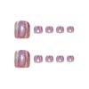 Faux Fingernails Fake Toenails Square Head Foot Nail Tips Fashion Press on Nails  Women