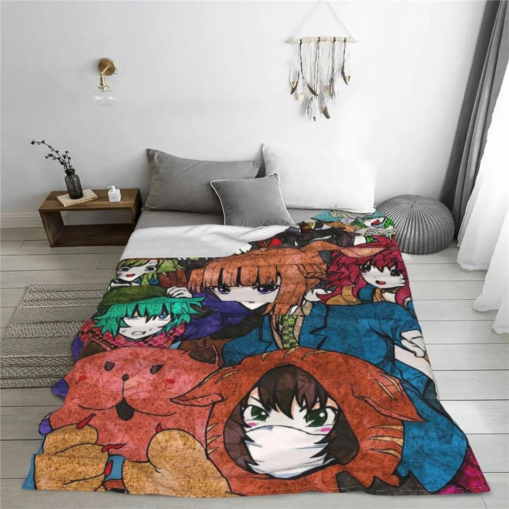YTTD аниме Shin Sou Idk Sara пододеяльник фланель Your Turn To Die игра легкие пледы для самолета дорожный коврик для кровати