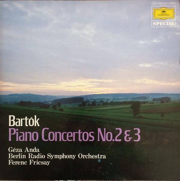 LP Record GEZA ANDA, FERENC FRICSAY, RADIO-SY - Bela Bartok Piano Concerto No. 2, N MGW5146 DEUTSCHE GRAMMO Japan Obi Classical Used