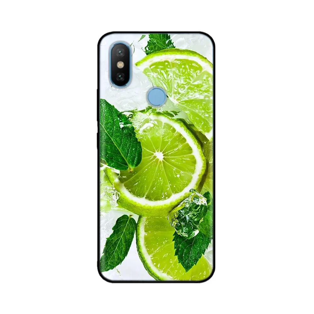 Чехол для Xiaomi Mi A2 Lite MiA2, Милый Цветок Сердце на Задней Крышке, Мягкий Силиконовый Чехол для Телефона для Xiaomi Mi A2 Lite A2lite, Фундас Бампер