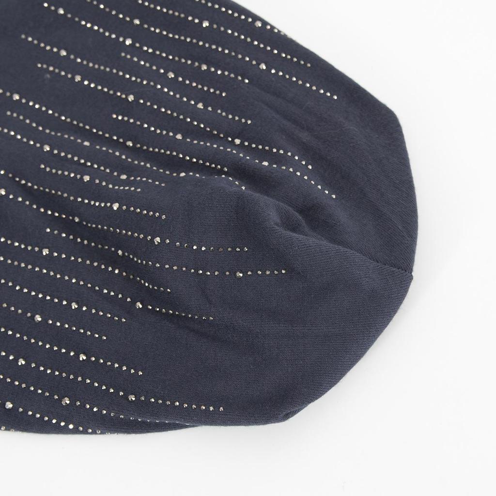 Осенне-зимняя шапка-пуловер для пар, вязаная двухслойная кашемировая теплая детская шапка с бриллиантами