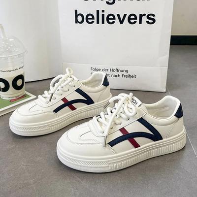 Модные Новые Женские Дышащие Повседневные Легкие Кроссовки на Шнуровке Вулканизированная Обувь Женские Кроссовки с Мягкой Подошвой Износостойкая Женская Обувь