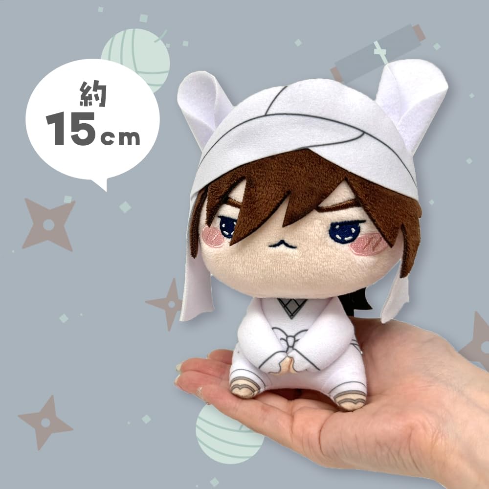 Nintama Rantaro the Movie: Dokutake Ninja Corps Strategist Mochipiko Plush Toy IV, Approx. 15cm, with Toy Diamond (Nanamatsu Kohei (Nico))